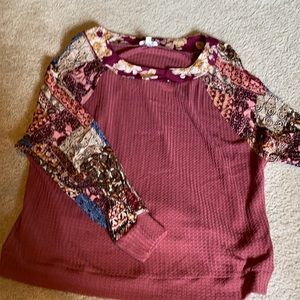 Flowy long sleeve top
